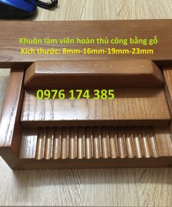 Khuôn làm viên hoàn thủ công bằng gỗ