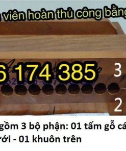 Alternative view of Dụng cụ vo viên thuốc đông y bằng gỗ 16mm-19mm-23mm