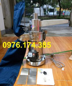 Máy nghiền tam thất nguyên củ 6 búa đập mặt sàng siêu mịn