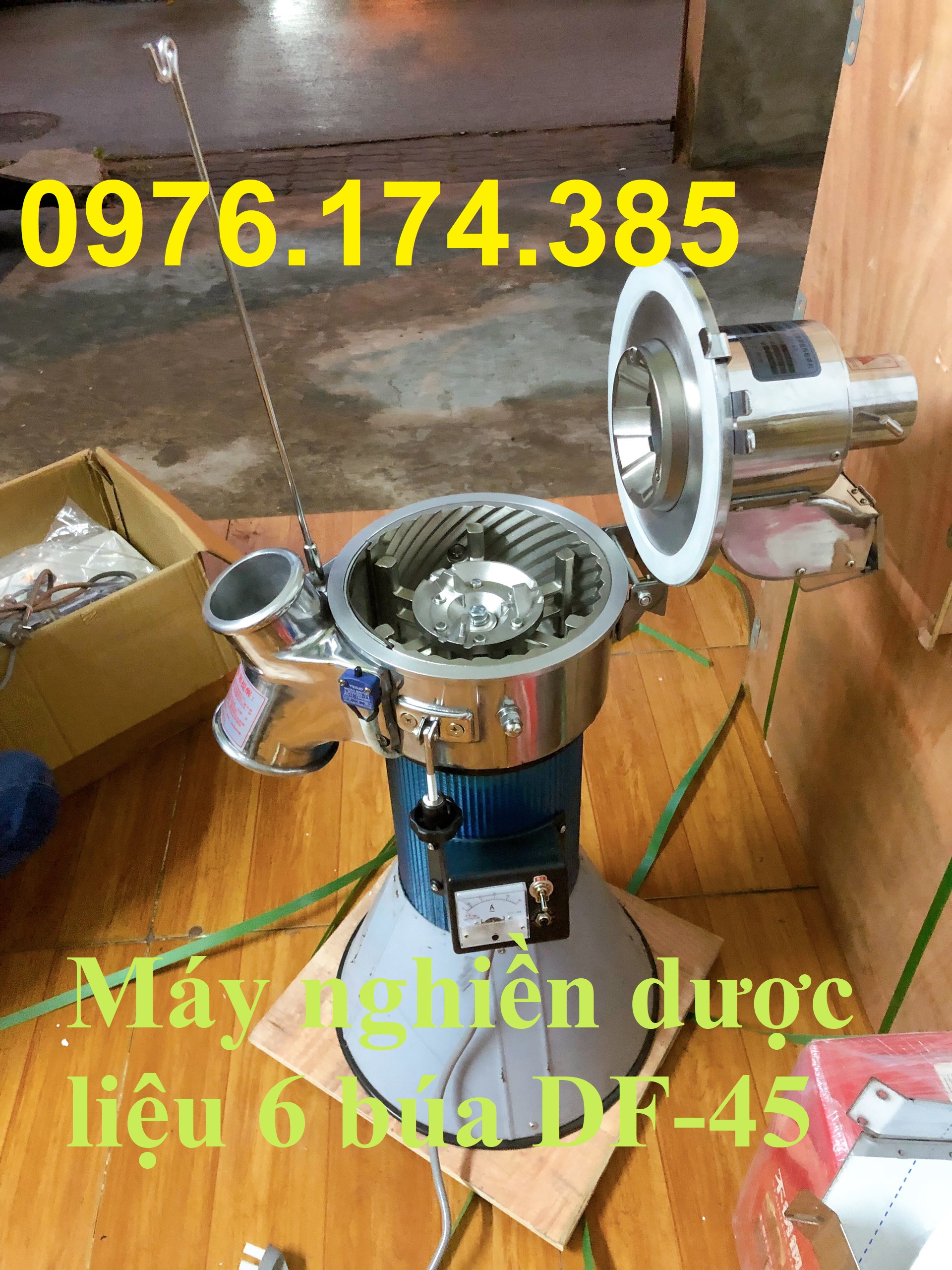 Máy nghiền dược liệu siêu mịn loại 6 búa DF45 - Ảnh 5