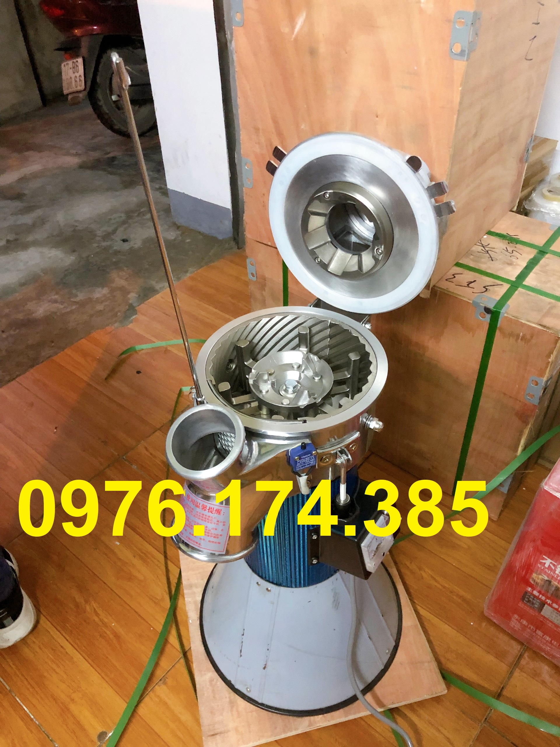 Máy nghiền dược liệu liên tục DF45 công suất lớn 3300W - Ảnh 2