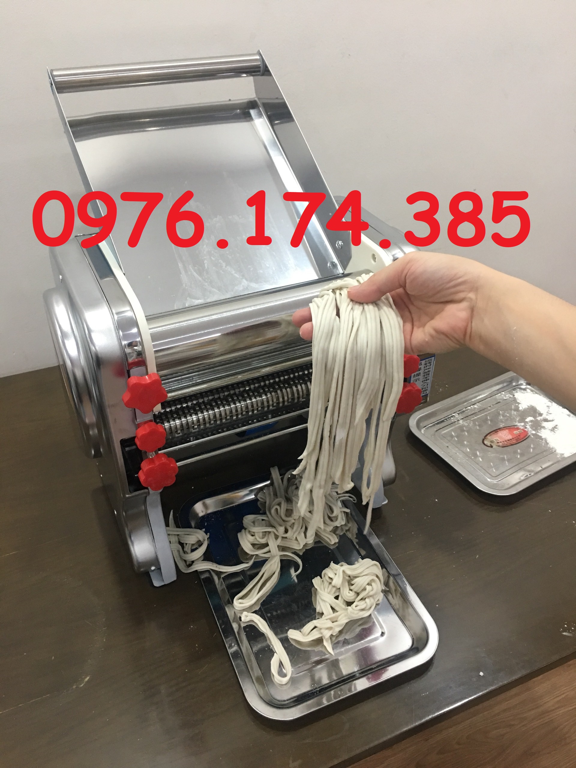 Máy cán bột đa năng làm há cảo,sủi cảo,bánh bao chạy điện - Ảnh 3